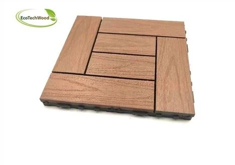 Einfache Installation DIY ineinandergreifende WPC Deck Tile